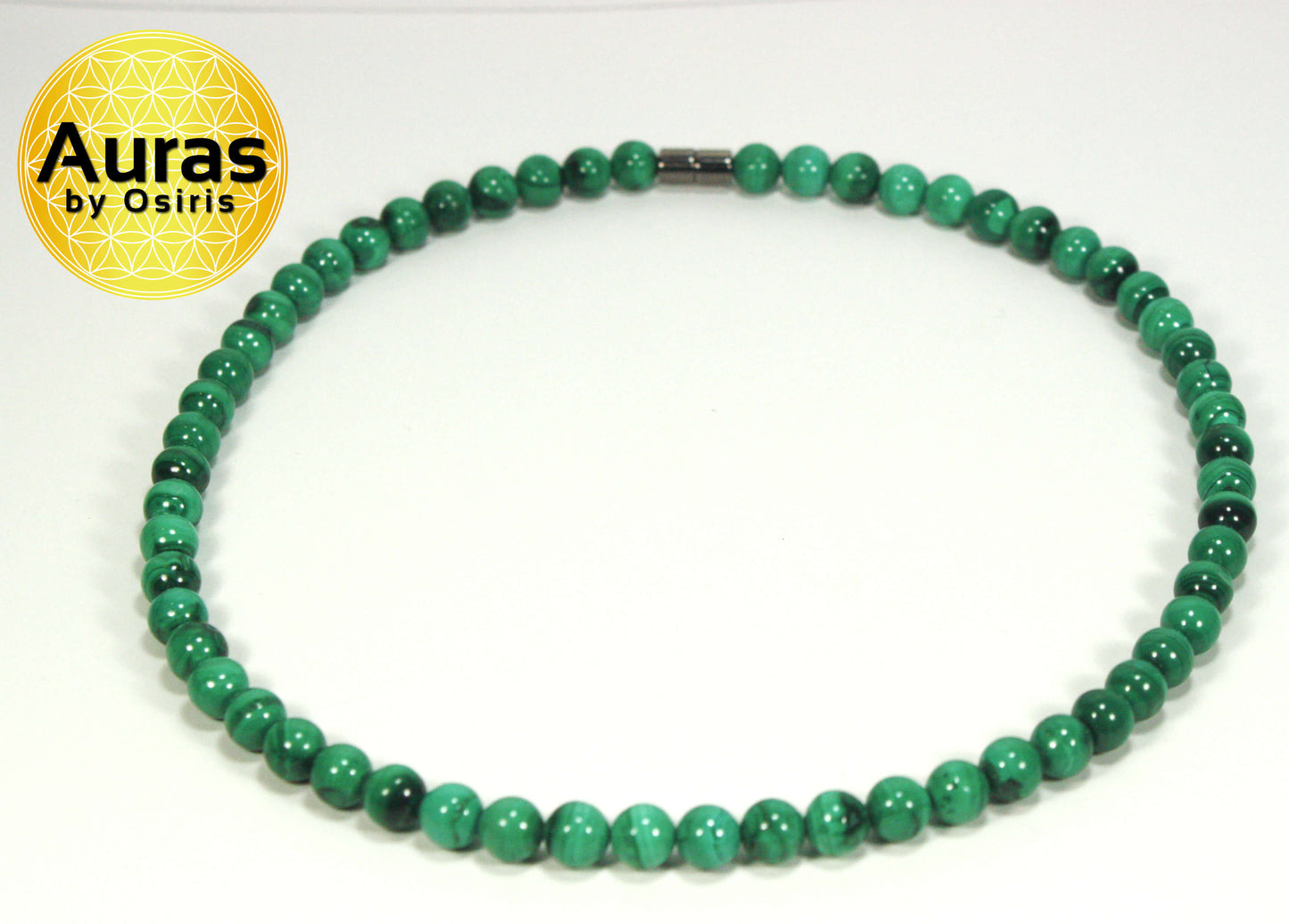 Malachite Necklace (8mm Medium Beads)