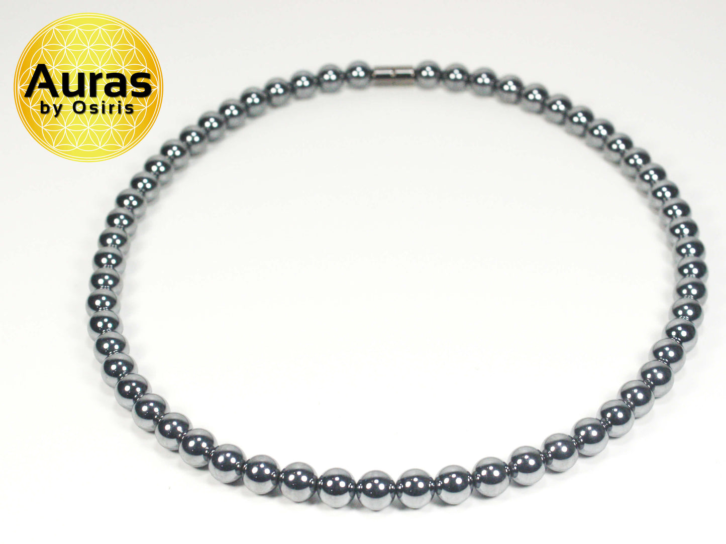 Noble Elite Shungite Necklace (8mm Medium Beads)