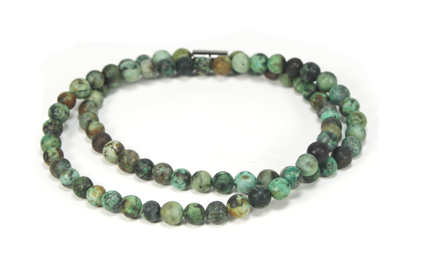 African Turquoise Necklace (6mm Small Beads)