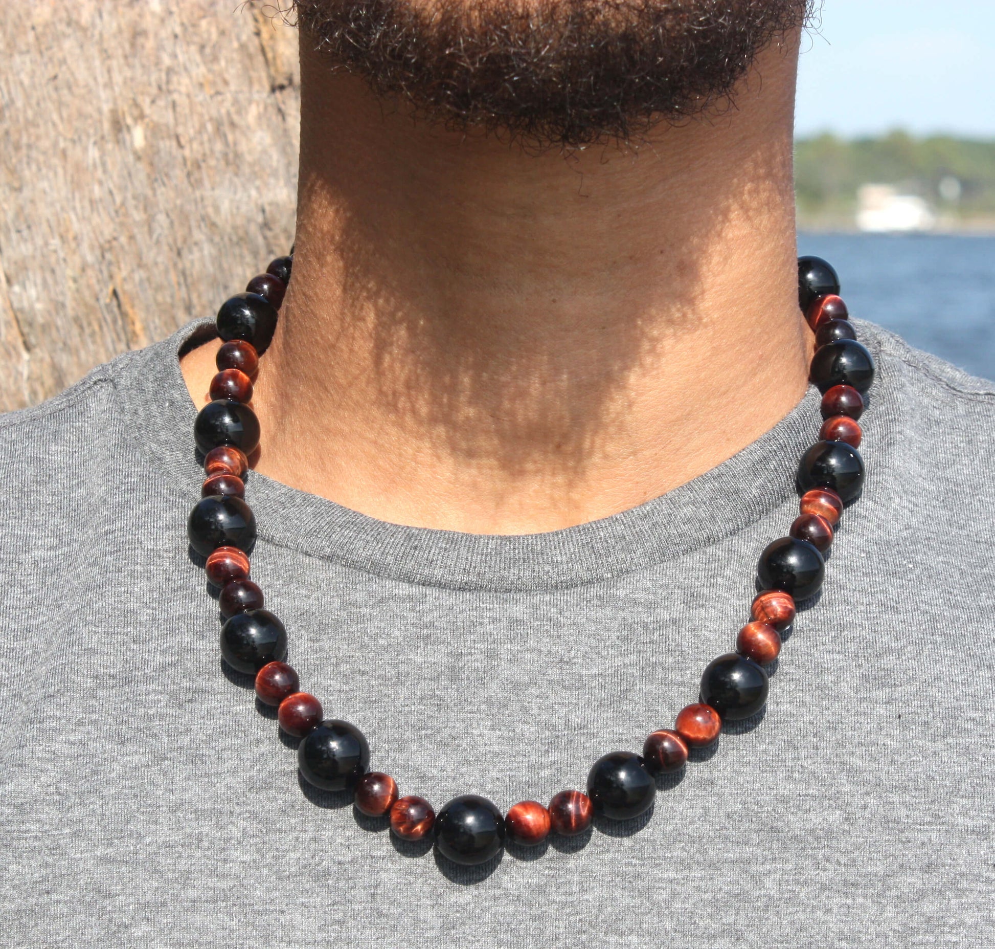 Red Tiger Onyx Necklace
