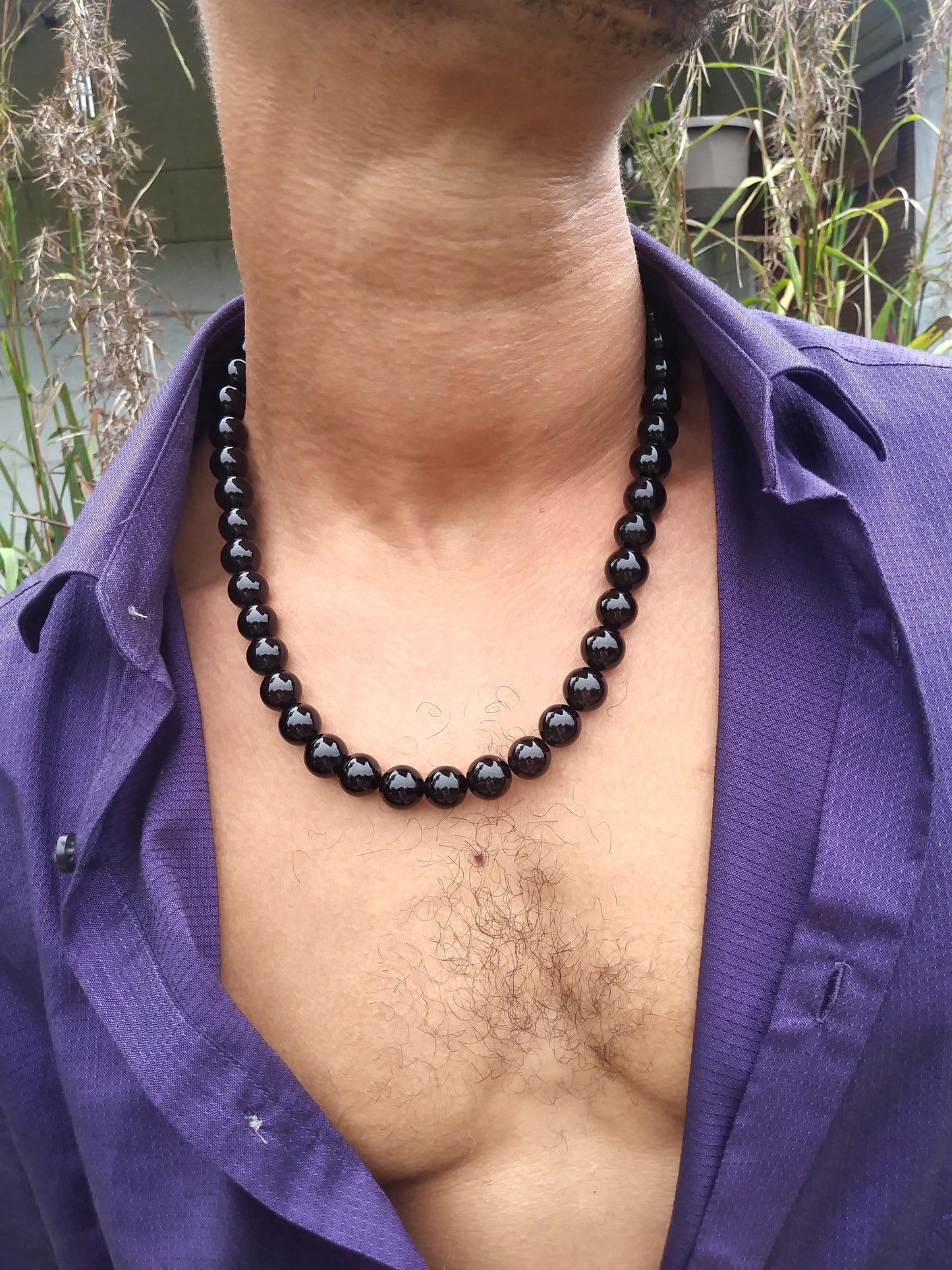 black onyx necklace