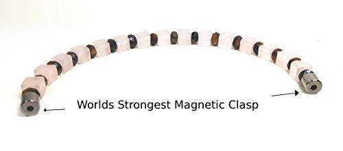 Handmade Rose Quartz - Tiger Eye Bead Bracelet For Women - Empath Protection Bracelet For Children