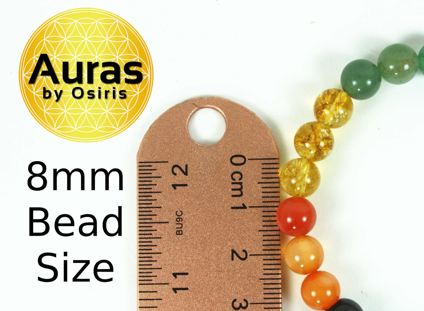 Genuine Gemstone Chakra Necklace
