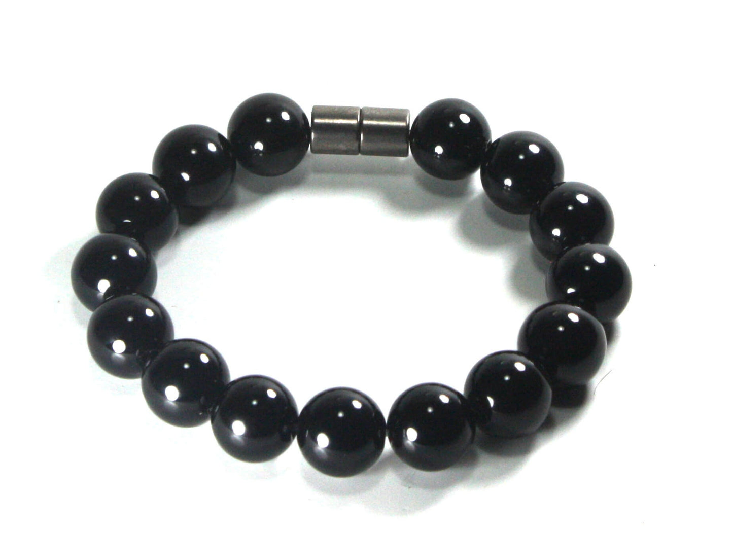 Black Onyx Bracelet for Men/Women - Protection Crystals - EMF Protection - Black Onyx Crystal Jewelry