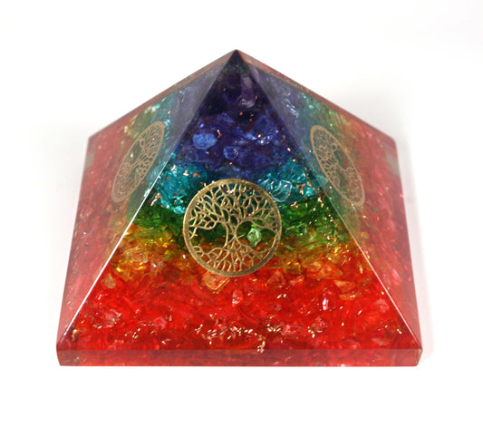 Chakra Crystal Orgone Pyramid Spiritual Crystal Protection EMF Protection Spiritual Decor