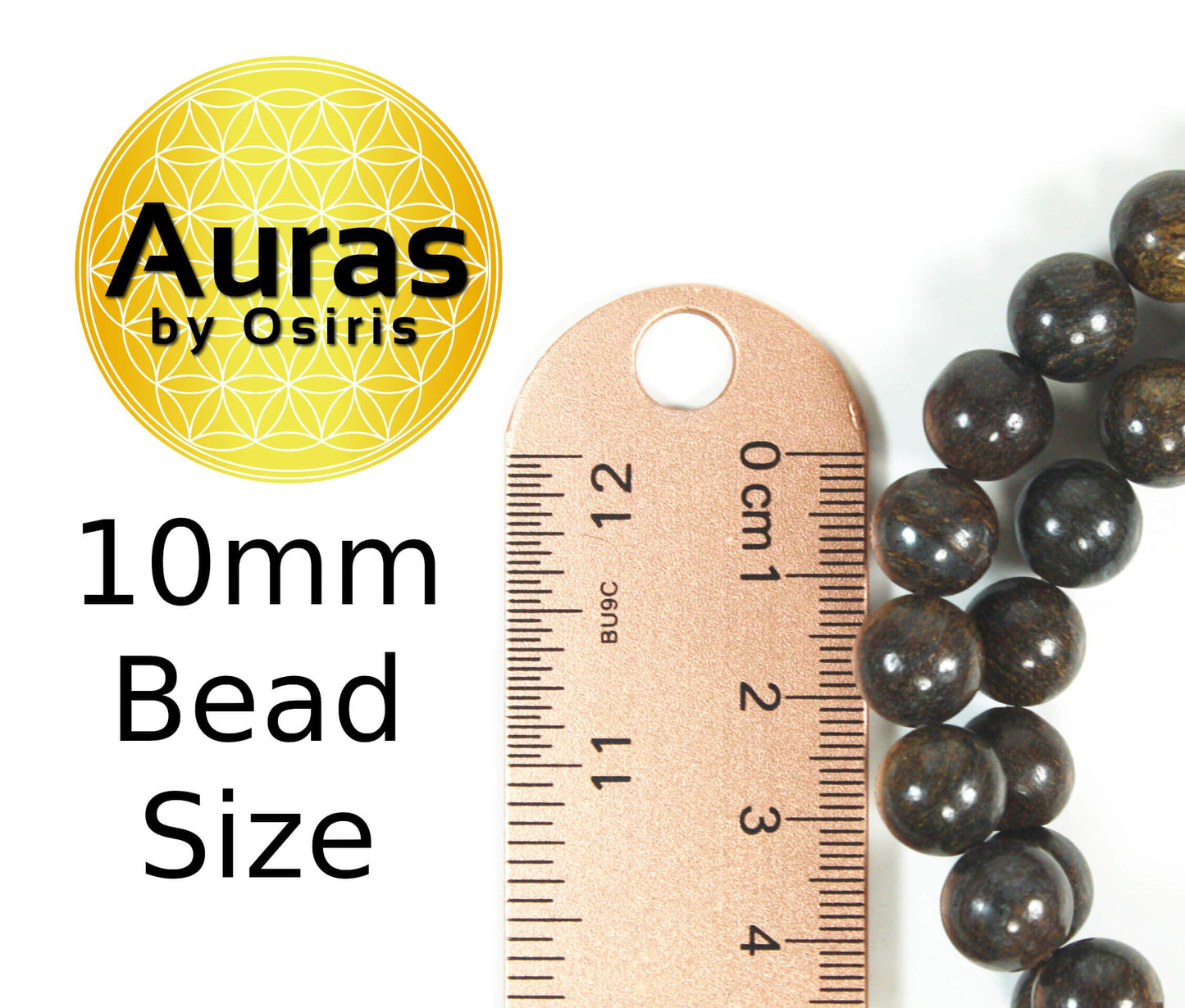 Genuine Bronzite Crystal Necklace for Men/Women 6/8/10mm Bead Size Protection Necklace Handmade in USA