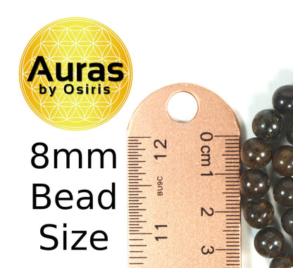 Auras by Osiris Bronzite Necklace 🛡️ | Ultimate Protection, Grounding & Negativity Reversal (8mm)