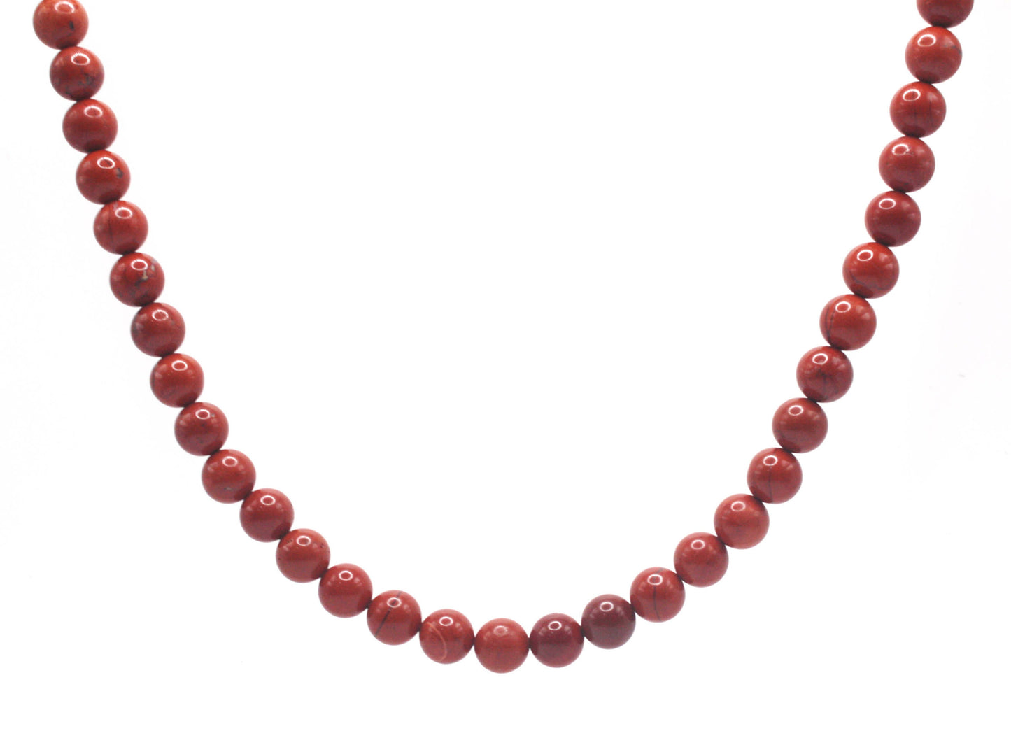 Red Jasper Necklace - Red Jasper Crystal Jewelry - Necklaces for Women/Men - Beaded Red Jasper Stone Choker Jasper Jewelry