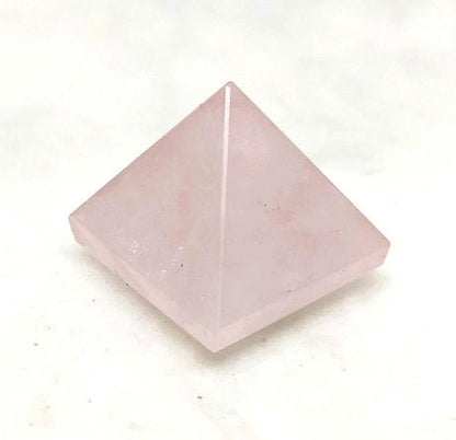 Rose Quartz Crystal Pyramid ~ Rose Quartz Pyramid For Healing, Crystal Grid & Chakra balancing