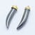 Hematite Tiger Tooth Pendant 1 pcs Pendant only (No String)