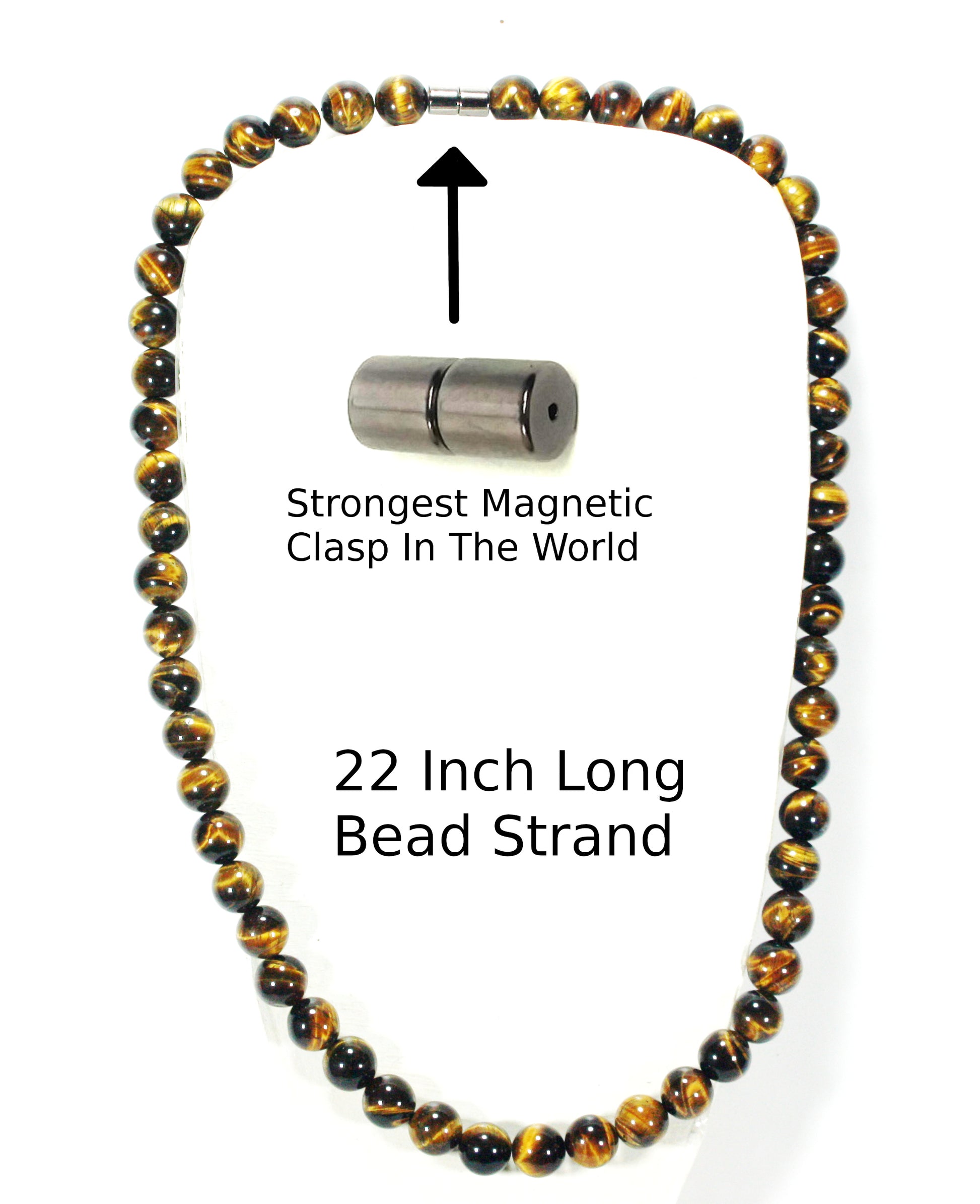 Mens Tiger Eye Necklace