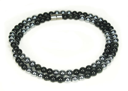 Obsidian & Noble Elite Shungite Necklace – Handmade EMF & Empath Protection Crystal Jewelry for Men & Women