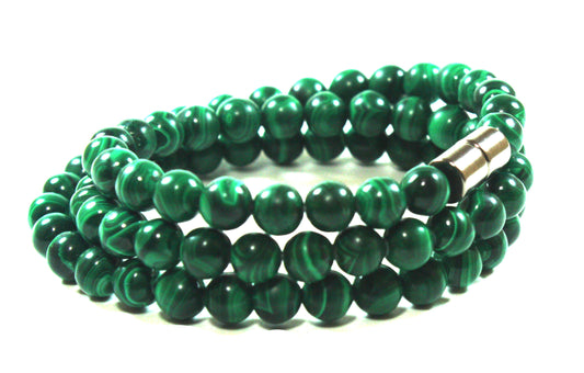 Malachite Necklace (6mm Small Beads)