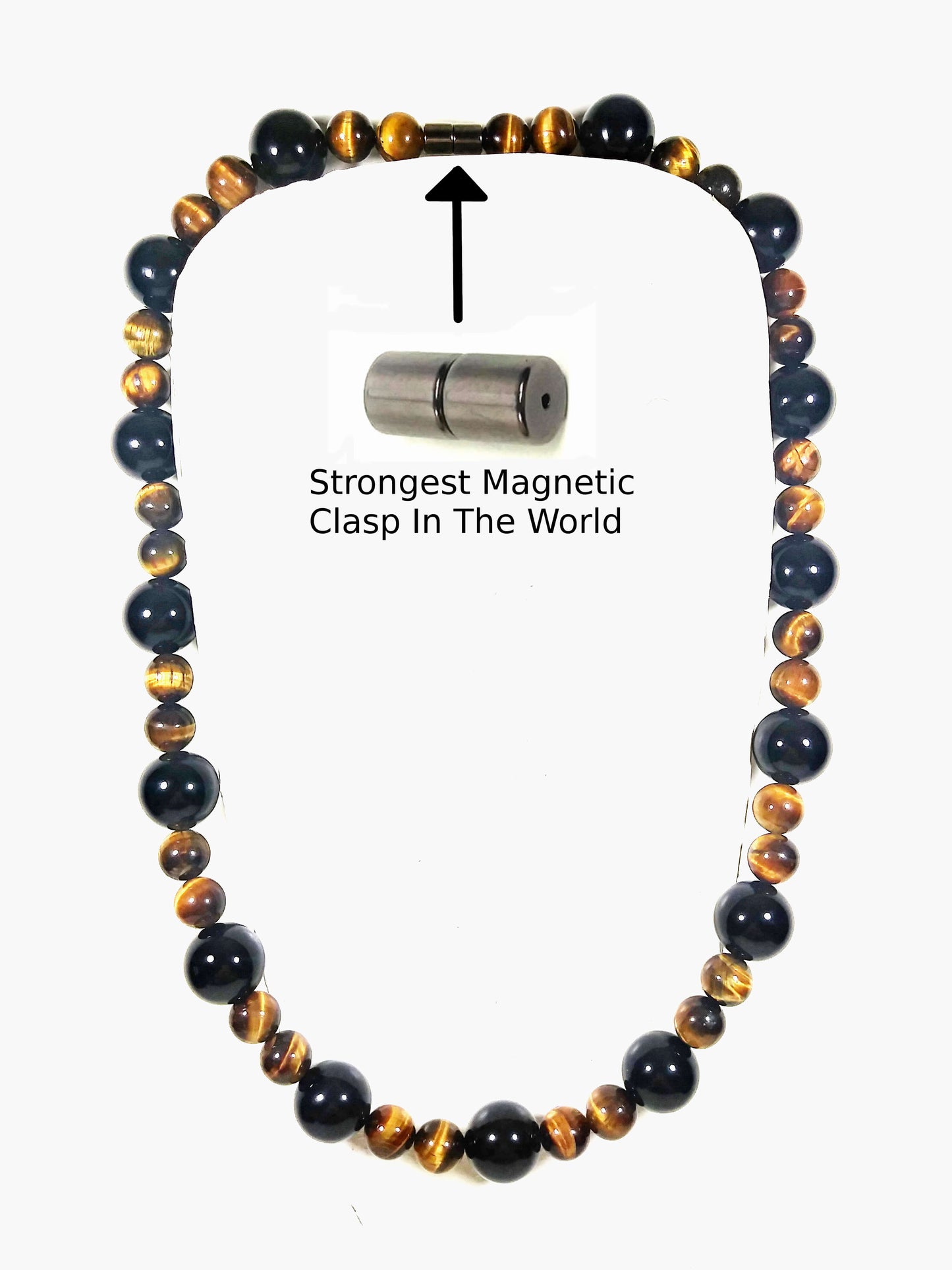 Tiger Eye Black Onyx Necklace